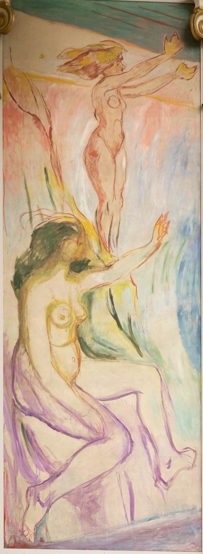 Women Facing the Sun by Edvard Munch